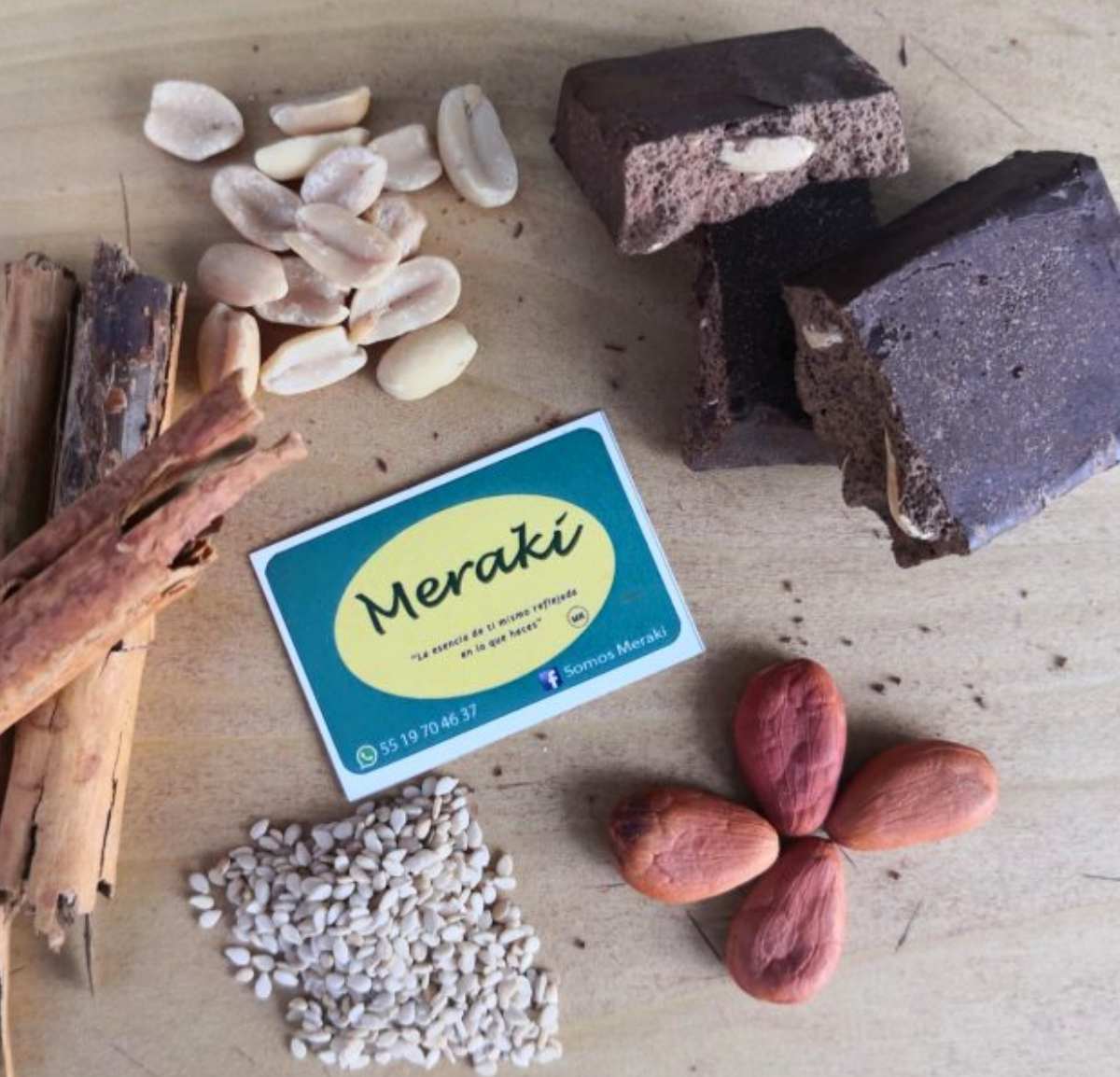 nuestros chocolates artesanales meraki